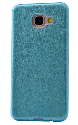 Galaxy A7 2016 Kılıf Zore Shining Silikon - Mavi