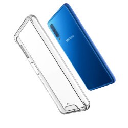 Galaxy A7 2018 Kılıf Zore Gard Silikon Renksiz