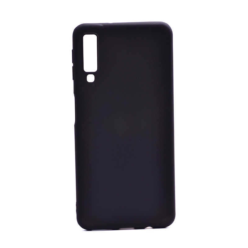 Galaxy A7 2018 Kılıf Zore Premier Silikon Kapak - Siyah