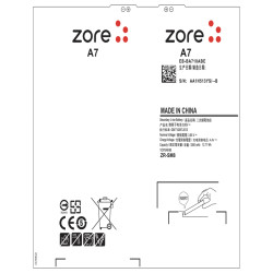 Galaxy A7 Zore Tam Orjinal Batarya - Zore