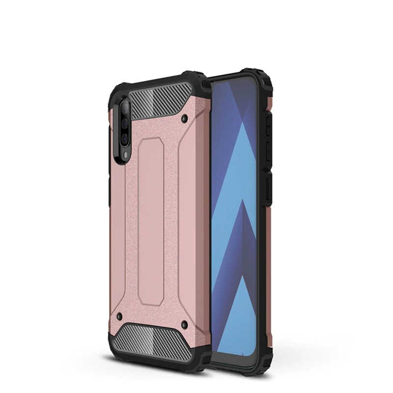 Galaxy A70 Kılıf Zore Crash Silikon Kapak - Rose Gold