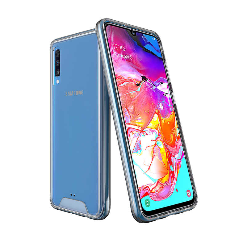 Galaxy A70 Kılıf Zore Gard Silikon - Renksiz