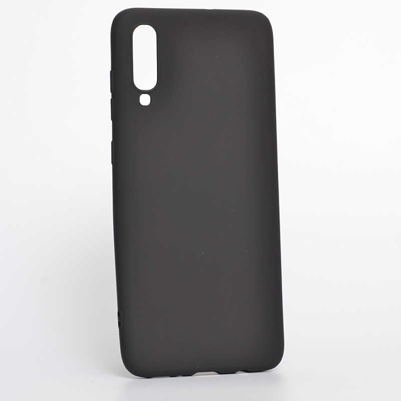 Galaxy A70 Kılıf Zore Premier Silikon Kapak - Siyah