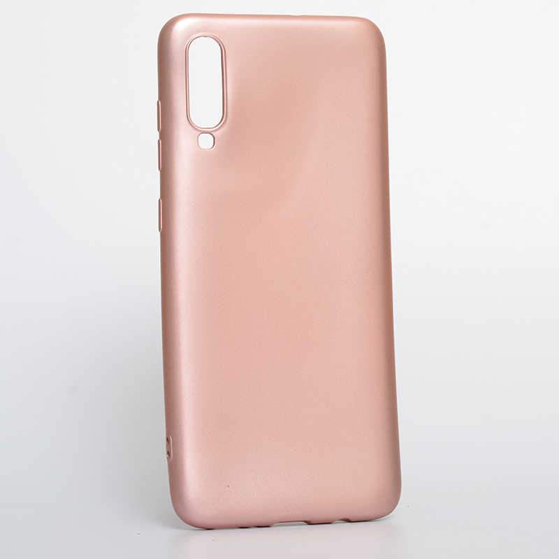 Galaxy A70 Kılıf Zore Premier Silikon Kapak - Rose Gold