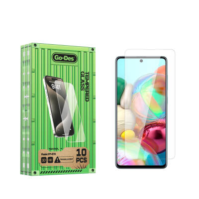 Galaxy A71 Go Des Fingerprint Free 9H Oleophobic Bom Glass Screen Protector - Go Des