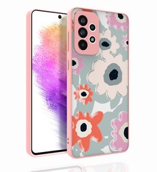 Galaxy A73 Kılıf Desenli Kamera Korumalı Parlak Zore Nora Kapak NO5