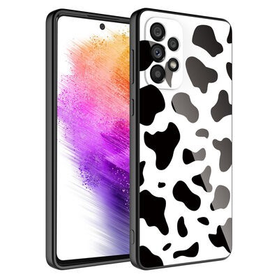 Galaxy A73 Kılıf Kamera Korumalı Desenli Sert Silikon Zore Epoksi Kapak - 4
