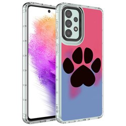 Galaxy A73 Kılıf Kamera Korumalı Renkli Desenli Sert Silikon Zore Korn Kapak - 16