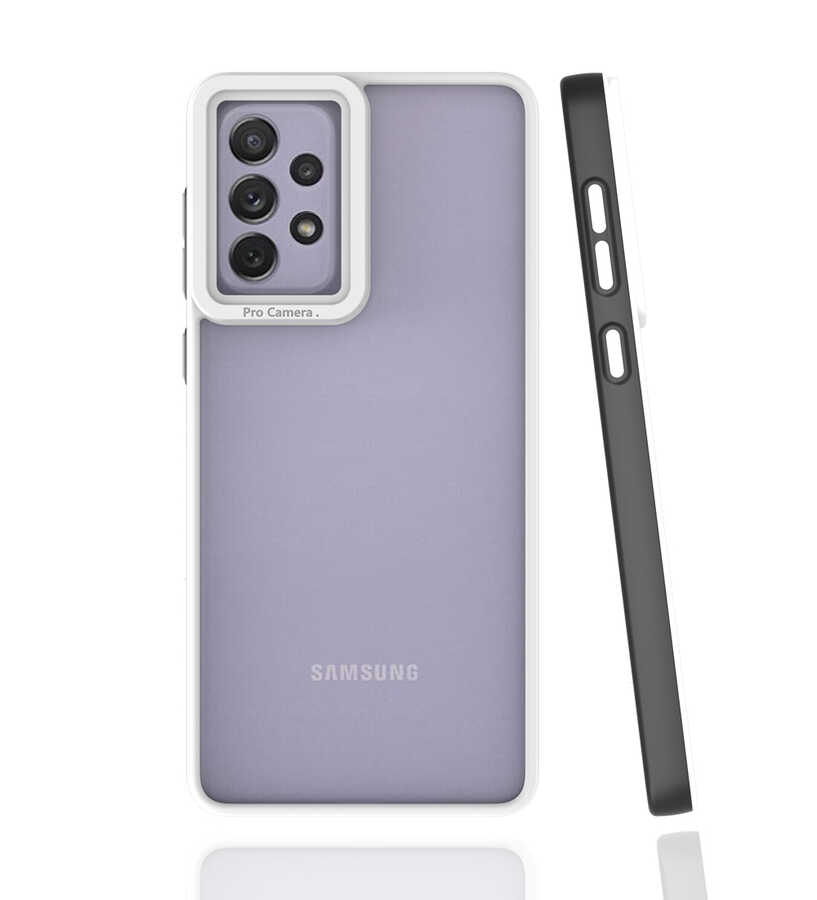 Galaxy A73 Kılıf Zore Mima Kapak - Siyah