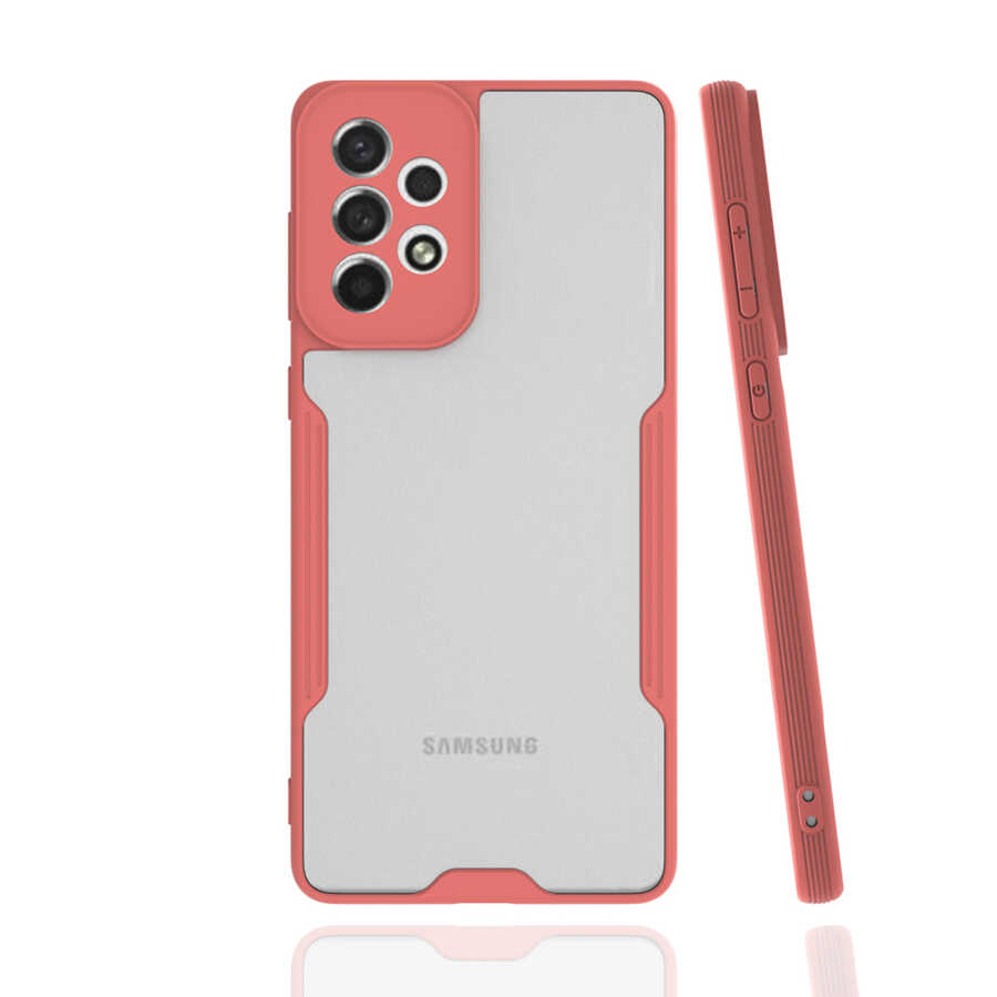 Galaxy A73 Kılıf Zore Parfe Kapak - Pembe