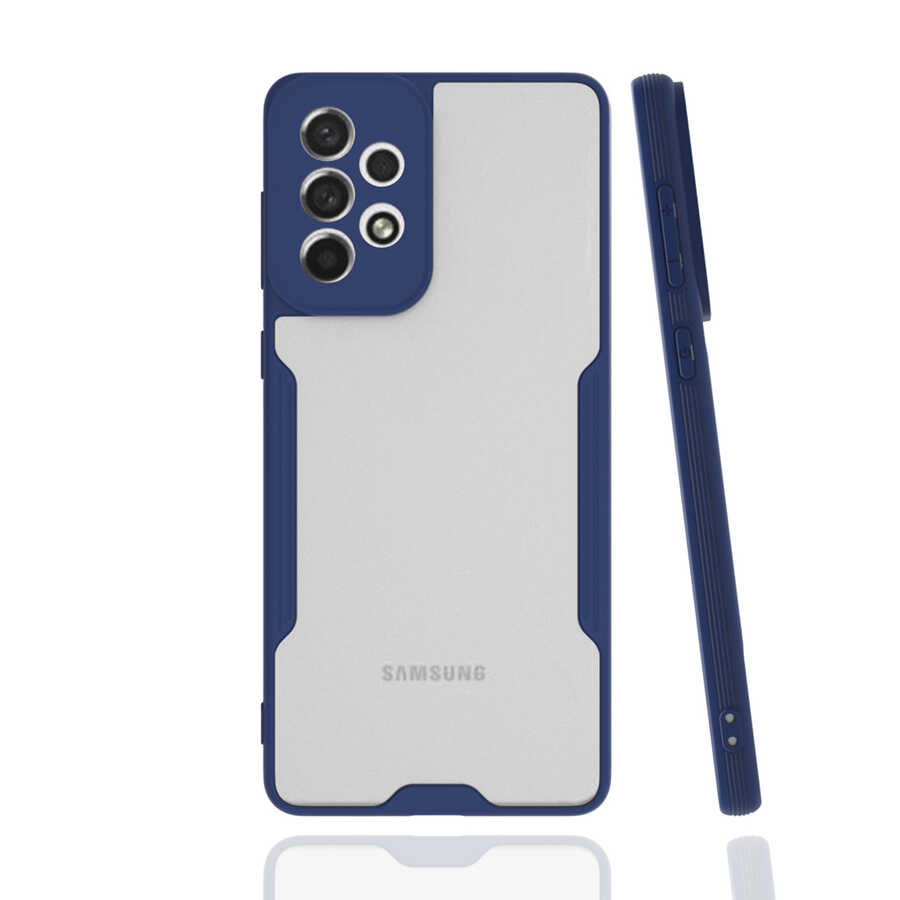 Galaxy A73 Kılıf Zore Parfe Kapak - Lacivert