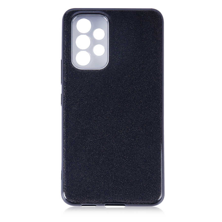 Galaxy A73 Kılıf Zore Shining Silikon - Siyah