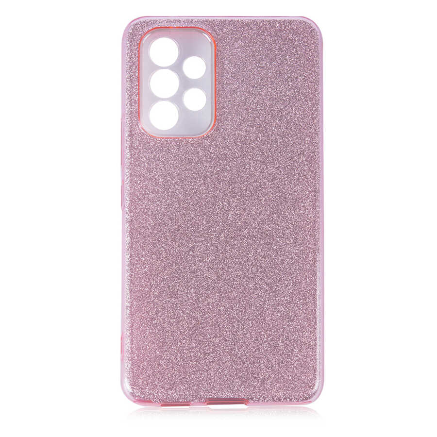 Galaxy A73 Kılıf Zore Shining Silikon - Pembe