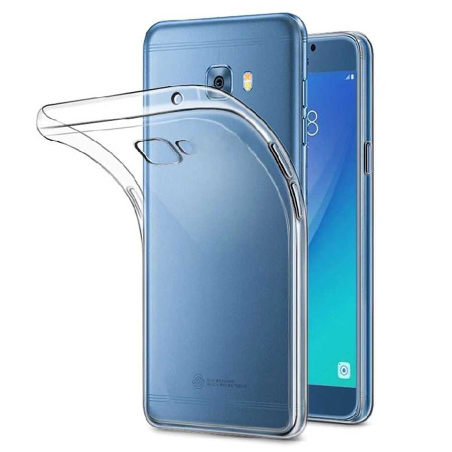 Galaxy A8 2016 Kılıf Zore Süper Silikon Kapak - Renksiz