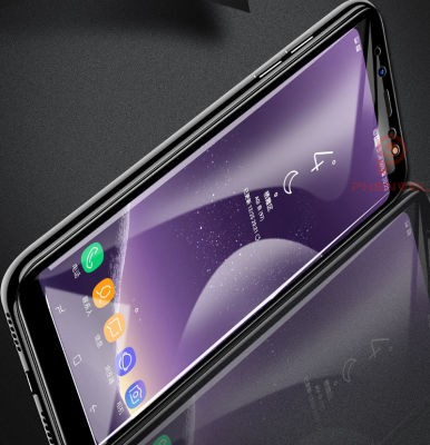 Galaxy A8 Plus 2018 Zore Kenarları Kırılmaya Dayanıklı Cam Ekran Koruyucu - 3