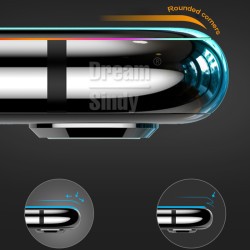Galaxy A8 Plus 2018 Zore Kenarları Kırılmaya Dayanıklı Cam Ekran Koruyucu - 5