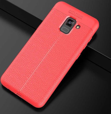 Galaxy A8 Plus 2018 Kılıf Zore Niss Silikon Kapak - 6