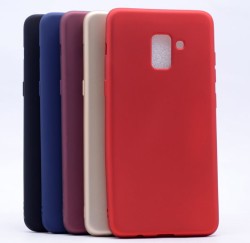 Galaxy A8 Plus 2018 Kılıf Zore Premier Silikon Kapak - 2
