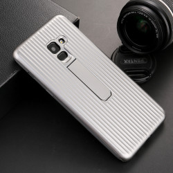 Galaxy A8 Plus 2018 Kılıf Zore Wave Standlı Mıknatıslı Kapak - Zore