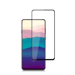 Galaxy A80 Zore Kenarları Kırılmaya Dayanıklı Cam Ekran Koruyucu - Zore