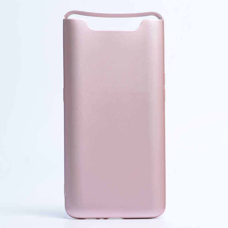 Galaxy A80 Kılıf Zore Premier Silikon Kapak - Rose Gold