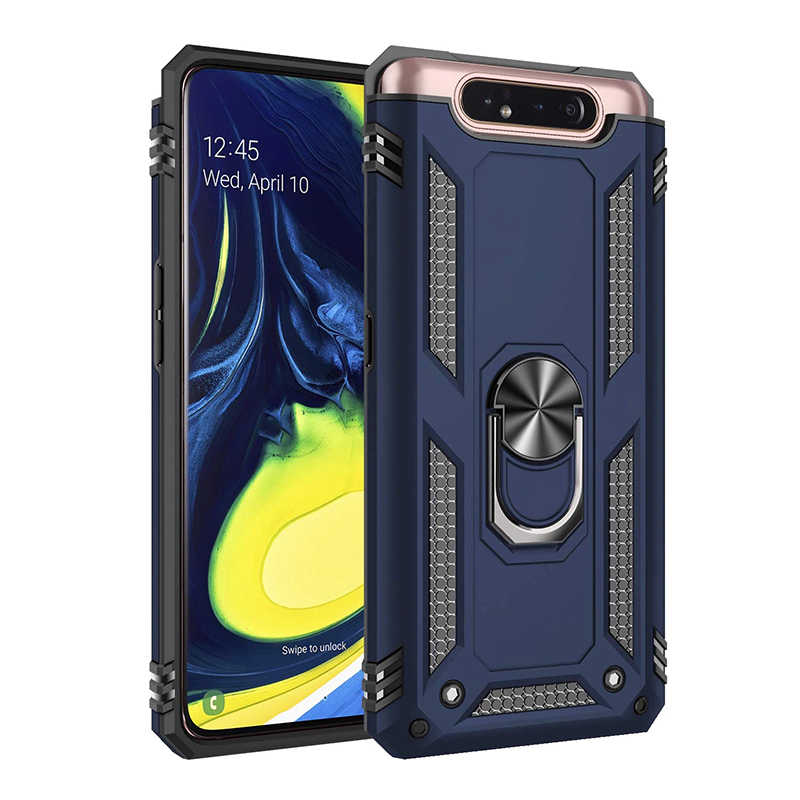 Galaxy A80 Kılıf Zore Vega Kapak - Mavi