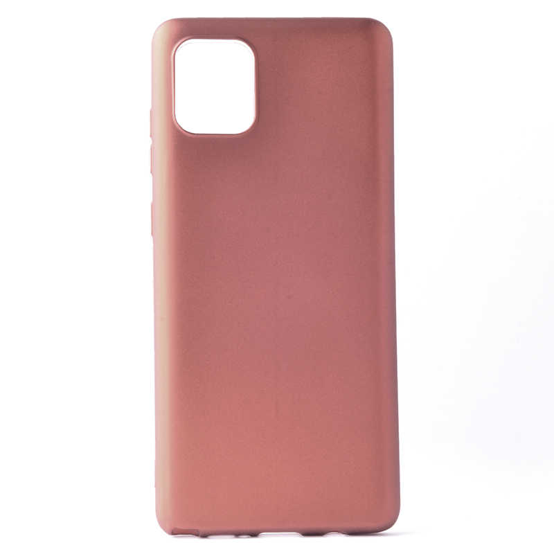 Galaxy A81 (Note 10 Lite) Kılıf Zore Premier Silikon Kapak - Rose Gold