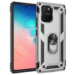 Galaxy A91 (S10 Lite) Case Zore Vega Cover Grey