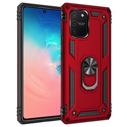 Galaxy A91 (S10 Lite) Kılıf Zore Vega Kapak Kırmızı