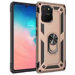Galaxy A91 (S10 Lite) Kılıf Zore Vega Kapak Gold