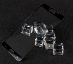 Galaxy C7 Pro Zore Ekranı Tam Kaplayan Düz Cam Koruyucu - Thumbnail