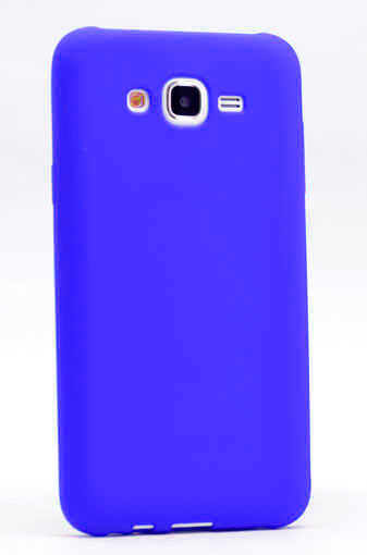 Galaxy J2 Kılıf Zore Premier Silikon Kapak - Saks Mavi