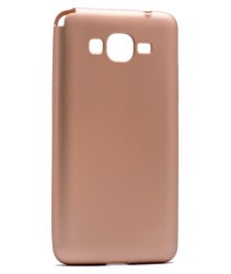 Galaxy J2 Prime Kılıf Zore Premier Silikon Kapak Gold