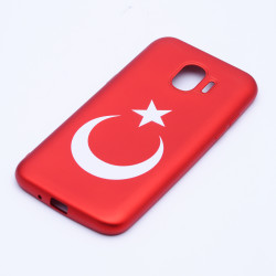 Galaxy J2 Pro 2018 Case Zore Bayrak Silicon - Zore