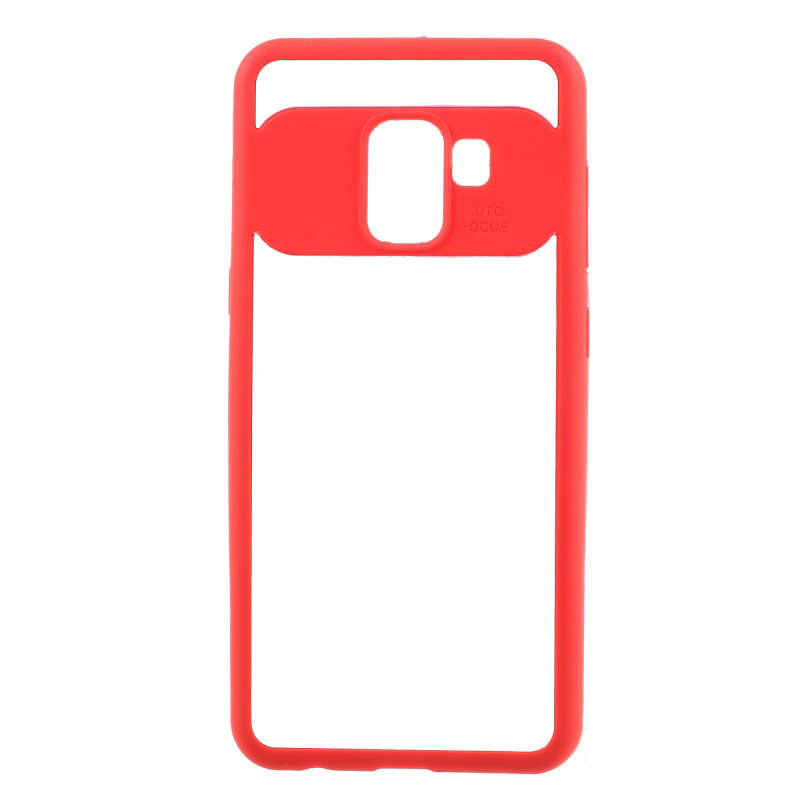 Galaxy J2 Pro 2018 Kılıf Zore Buttom Kapak - Kırmızı