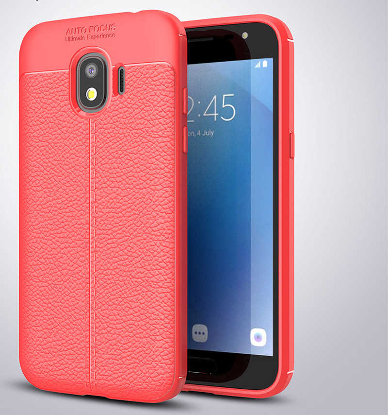 Galaxy J2 Pro 2018 Kılıf Zore Niss Silikon Kapak - Kırmızı