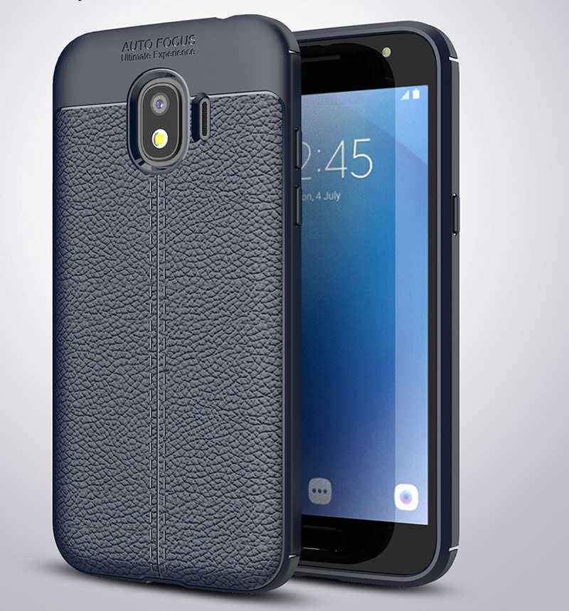 Galaxy J2 Pro 2018 Kılıf Zore Niss Silikon Kapak - Lacivert