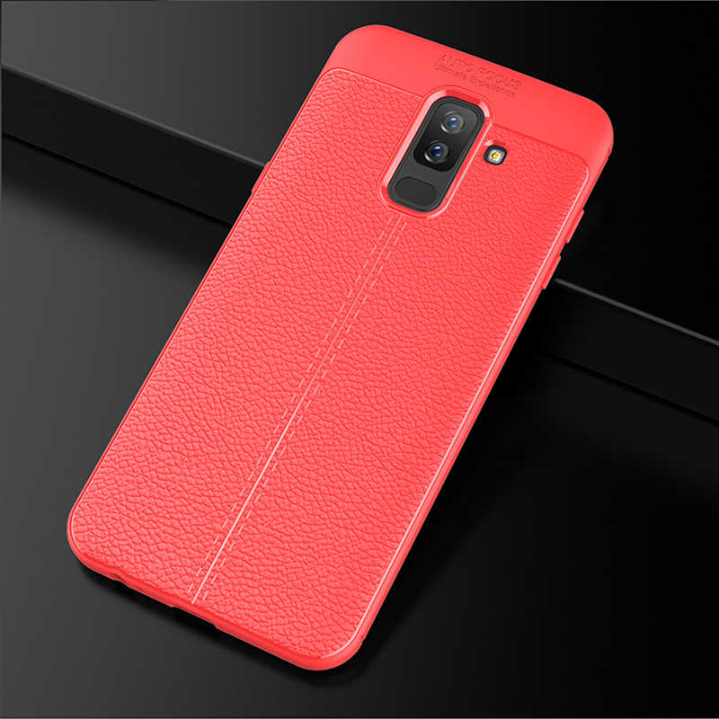 Galaxy J4 Kılıf Zore Niss Silikon Kapak - Kırmızı
