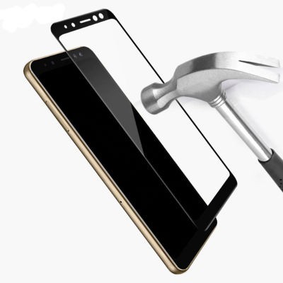 Galaxy J4 Plus Zore Kenarları Kırılmaya Dayanıklı Cam Ekran Koruyucu - 3