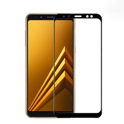 Galaxy J4 Plus Zore Kenarları Kırılmaya Dayanıklı Cam Ekran Koruyucu - 5