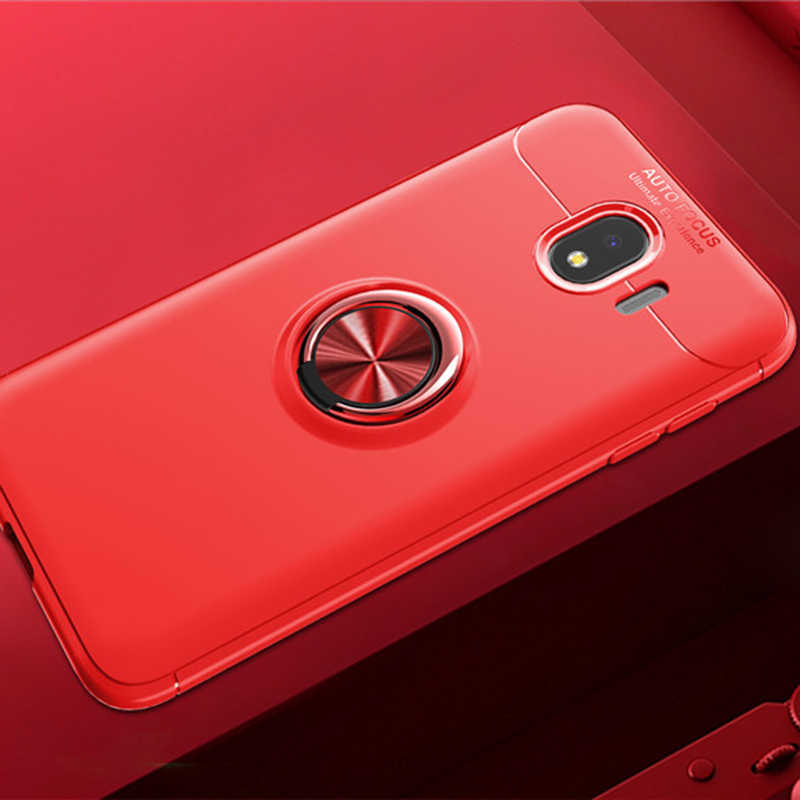 Galaxy J4 Kılıf Zore Ravel Silikon Kapak - Kırmızı