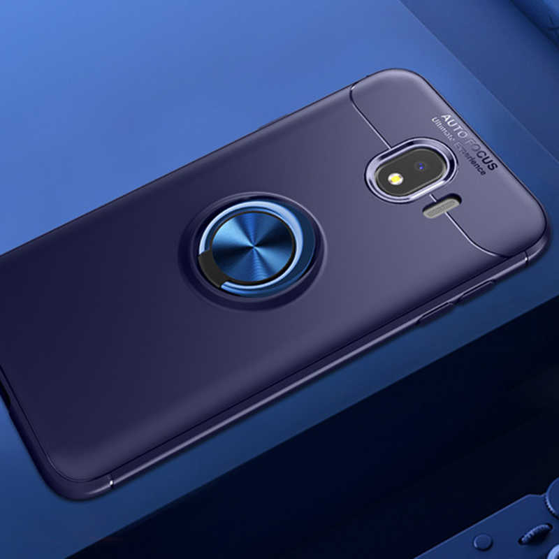 Galaxy J4 Kılıf Zore Ravel Silikon Kapak - Mavi