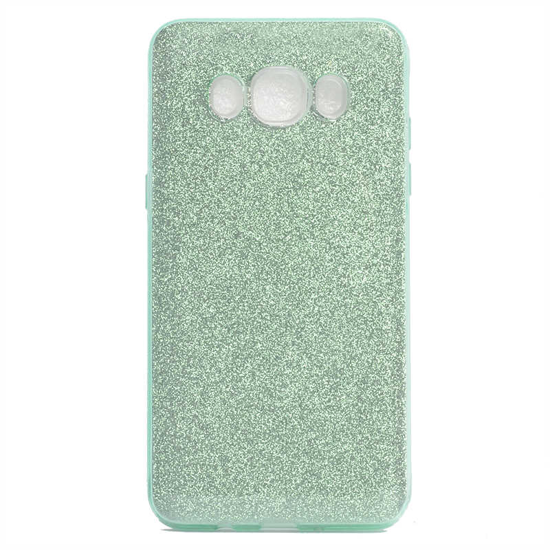 Galaxy J5 2016 Kılıf Zore Shining Silikon - Yeşil