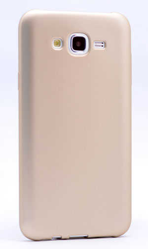 Galaxy J5 Kılıf Zore Premier Silikon Kapak - Gold
