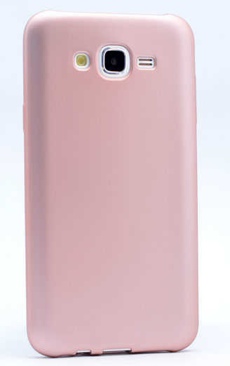 Galaxy J5 Kılıf Zore Premier Silikon Kapak - Rose Gold