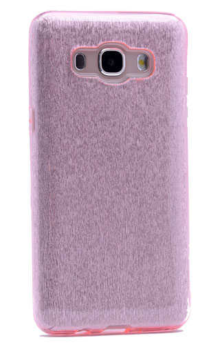 Galaxy J5 Kılıf Zore Shining Silikon - Rose Gold