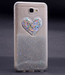 Galaxy J5 Prime Kılıf Zore Kalpli Silikon - Zore