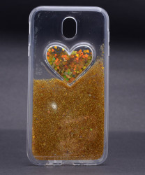 Galaxy J530 Pro Kılıf Zore Kalpli Silikon - Zore