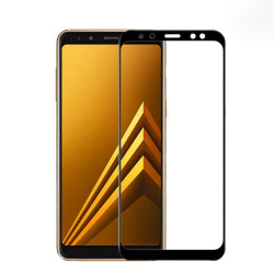 Galaxy J6 Plus Zore Kenarları Kırılmaya Dayanıklı Cam Ekran Koruyucu - Zore