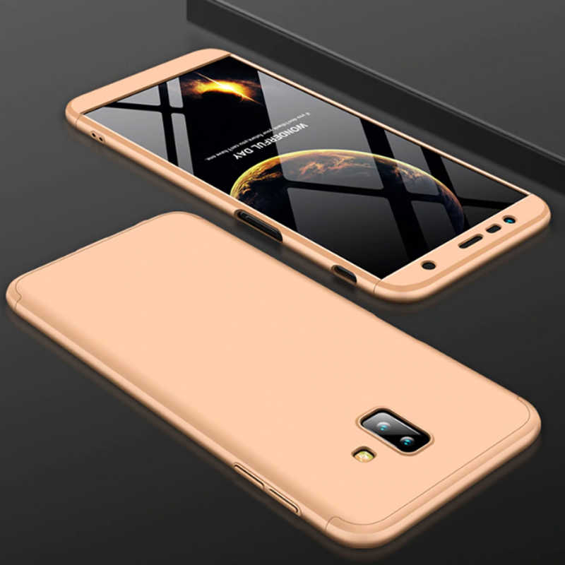 Galaxy J6 Plus Kılıf Zore Ays Kapak - Gold